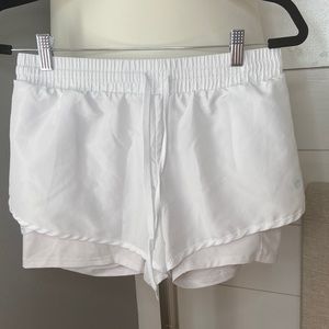 White athletic shorts